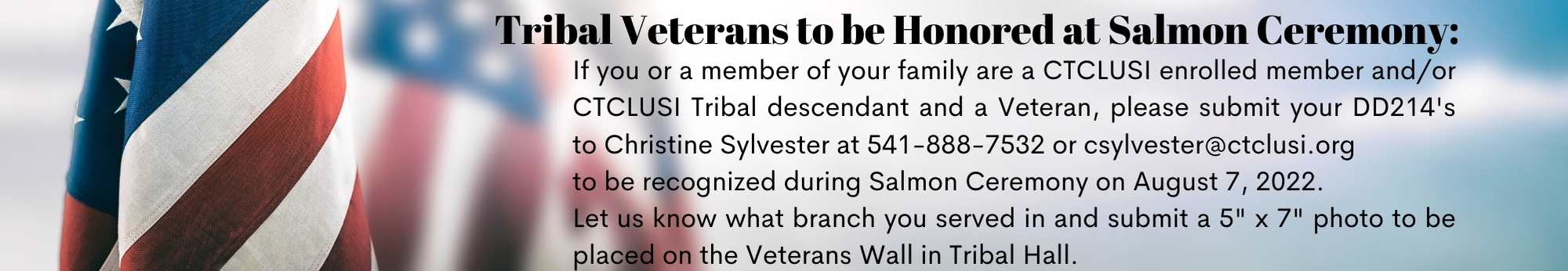 Honoring Tribal Veterans 2022